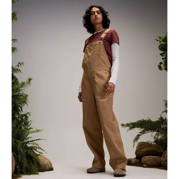 Woman's Alpine Design Size Large Sahara Sand Overalls - Picture 1 of 2